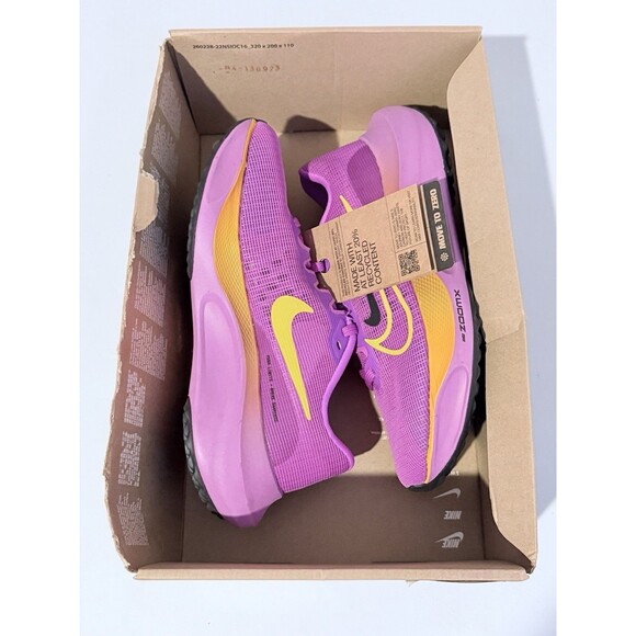 Sz 6.5 Nike Zoom Fly 5 Hyper Violet Laser Orange Women Running Shoes DM8974-502 - Picture 7 of 8